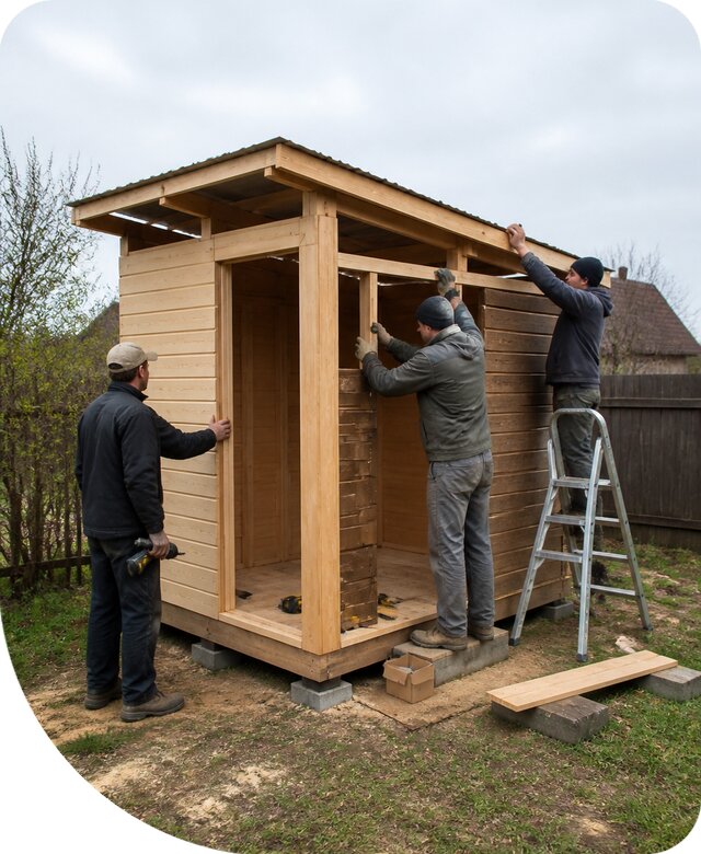 Сарай для инвентаря в Сарове под ключ от производителя